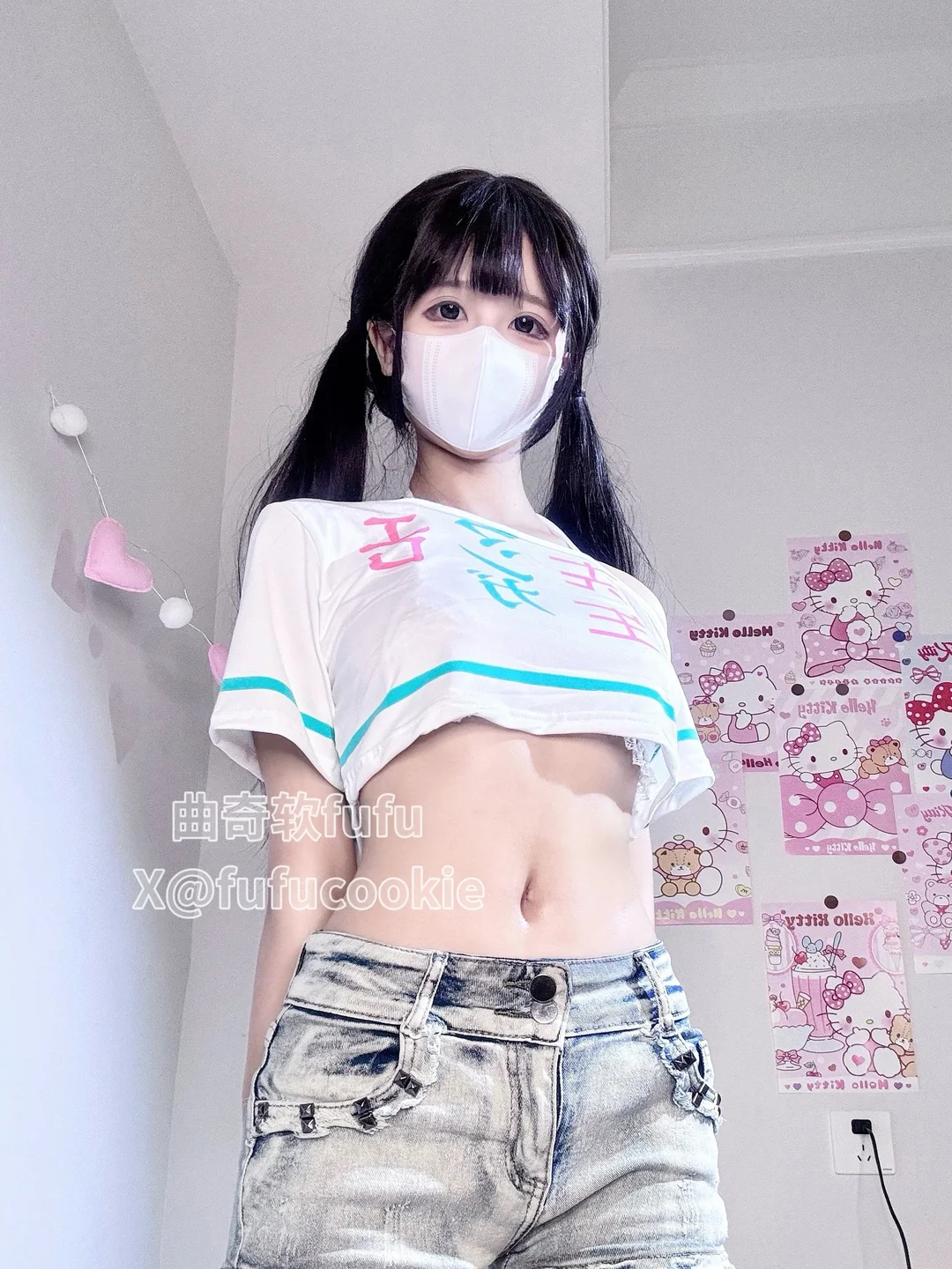 曲奇软fufu - No.004 短T牛仔裤 [53P,2V-119MB] tg@simisebaisi 【丝足阁】024.webp